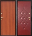 Квартирные металлические двери с ламинатом